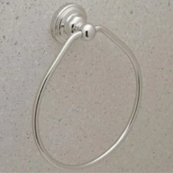 Brand new ✨ Perrin & Rowe Edwardian™ Oval Closed Towel Ring in Polished Nickel 💯