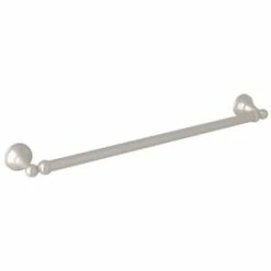 Best Pirce 😀 Perrin & Rowe 18 in. Towel Bar in Satin Nickel 🧨