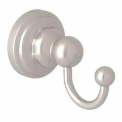 Best reviews of 🛒 Perrin & Rowe Edwardian 1 Robe Hook in Satin Nickel ✨
