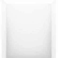 Outlet ⌛ Swan Corporation 72 x 60 x 30 in. Swanstone Solid Surface Tub Wall Kit in White ✔️
