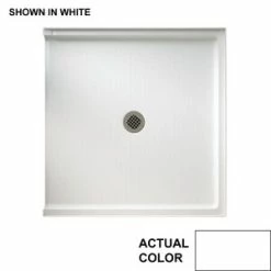 Deals ❤️ Swan Corporation 37 in. Rectangle Shower Base in White 😉