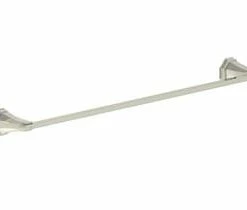 New 🧨 Perrin & Rowe Deco 25 in. Towel Bar in Polished Nickel ✨