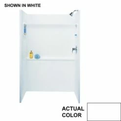 New 👍 Swan Corporation 72 x 34 x 48 in. Veritek Shower Wall Kit in White 🔥