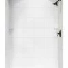 Best Sale 🎁 Swan Corporation 96 x 36 x 62 in. Swanstone Square Shower Wall Kit in White ❤️