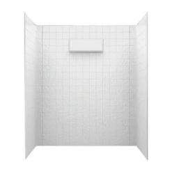 Coupon 😀 Swan Corporation Shower Wall Kit in White ⭐