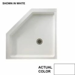 Best Pirce 🤩 Swan Corporation Veritek® 36 in. Neo-angle Shower Base in White ❤️
