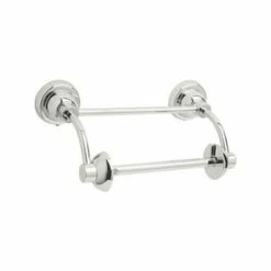 Promo ❤️ Perrin & Rowe Double Post Toilet Paper Holder in Polished Nickel 😀