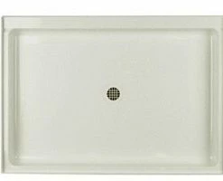 Best deal 💯 Swan Corporation 48 x 34 in. Veritek® Shower Floor with Center Drain in Bisque ✨