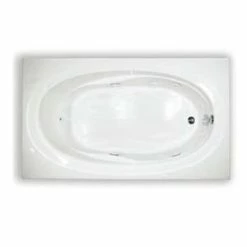 Hot Sale 🛒 American Whirlpool Tahitian 6 72 x 42 in. Whirlpool Drop-In Bathtub with Left Drain in White 🔔