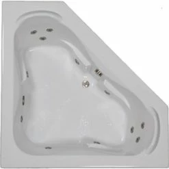 Promo 🔥 American Whirlpool Contractors Advantage 59-3/4 x 59-3/4 in. Bathtub in White 🛒