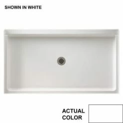 Wholesale 😍 Swan Corporation 60 x 32 in. Composite Rectangle Shower Base with Center Drain in White 🌟