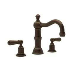 Deals ⭐ Perrin & Rowe Two Handle Bathroom Sink Faucet in English Bronze 🎉